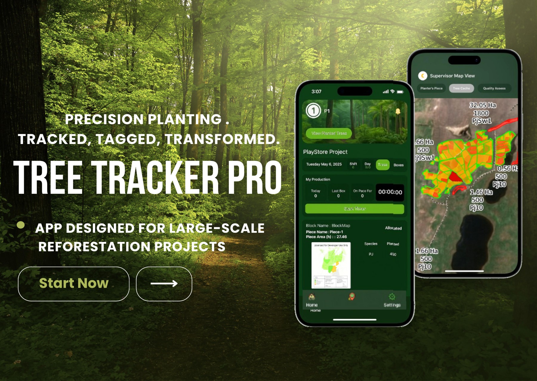 Tree Tracker Pro - Mobile and web application development project by SYDSTACK